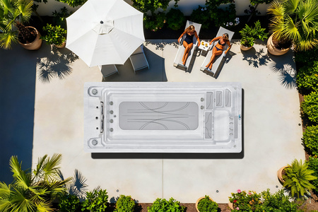 Tub OF-502U – Luxury SPA Tub with Swimming Function