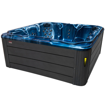 Utomhusjacuzzi SPA206 Blue Wave med grått hölje 230x230 cm – elegans och komfort i din trädgård