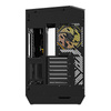 Darkflash DY470 computerkast (zwart) + 4 ventilatoren + GPU-beugel