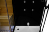 MO-1751B LINKS TRIO, droge sauna, stoombad en douchecabine 180×110×223 cm