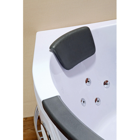 Гідромасажна ванна з підігрівом ORINO 632BH White 157x157 см - Сучасна гідромасажна ванна