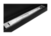 Bio-cheminée murale 900x400, noir brillant – style et chaleur sans fumée