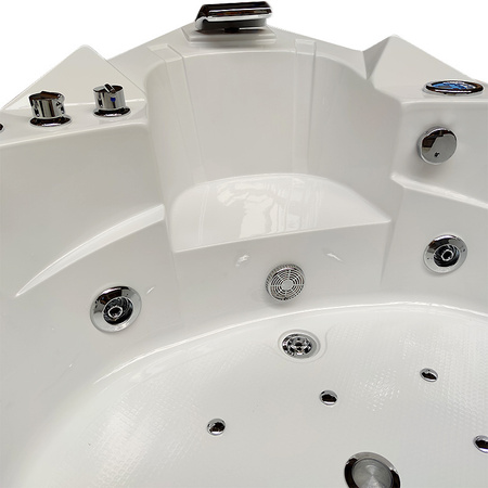 Cadă SPA cu hidromasaj ORINO 632C White 135x135 cm - Cadă confortabilă pentru Home Spa