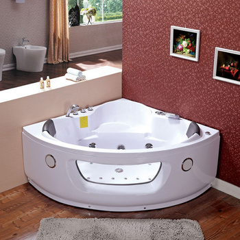 Baignoire balnéo Flores 601 blanche 140x140 cm – confort et détente au quotidien