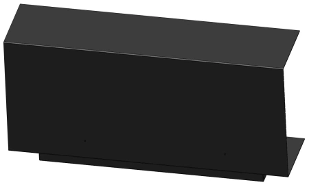 Inside C1000 v1 Biofireplace — built-in fireplace for a recess with LONGFIRE 800 burner, flame control