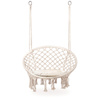 Cadeira suspensa Boho baloiço de jardim com almofada
