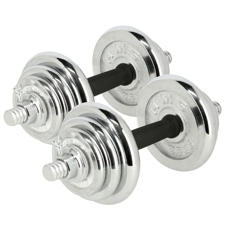 STC21 súlyzók / króm súlyzók 2x10KG HMS
