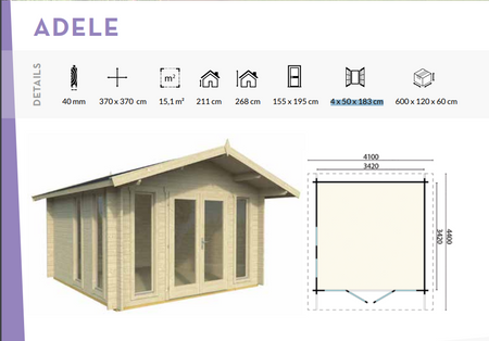 Māja/studija dārzam/SĀDU MĀJA ADELE