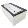 Wanna do domu | SPA Boston 926 Czarna | Popielata 180x100 cm 46 dysz | Jacuzzi