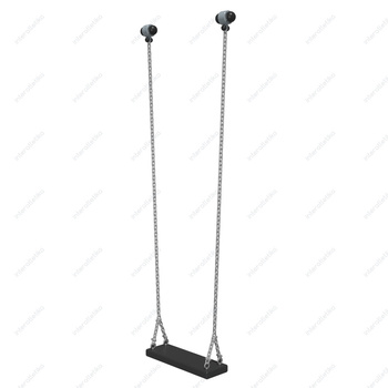 Ξύλινο κάθισμα κούνιας Interatletika P800.2 (EN 1176) — κάθισμα με αλυσίδα για παιδικές χαρές