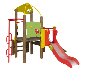 Conjunto de recreio “Krokha-NEW” TE810 NEW — atividade ao ar livre segura para crianças