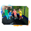 Garden trampoline 6ft/183cm with indoor net and ladder