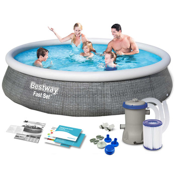 Zahradní dětský bazén 396 x 84 cm 9v1 sada Bestway 57376