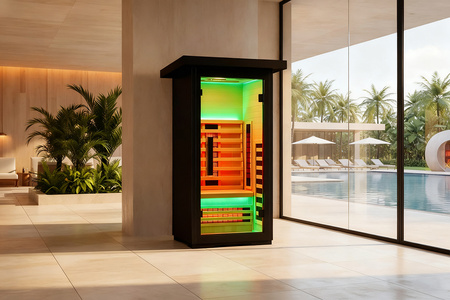 Вътрешна сауна OFS06C-1 – Комфортна инфрачервена сауна за апартамент