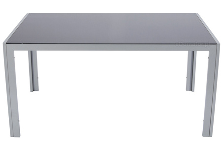 Τραπέζι κήπου αλουμινίου WENECJA 150 x 90 cm - ασημί