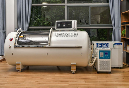 Cameră hiperbarică HP1501-75 1.5-1.6 ATA | HBOT oxigenoterapie | 93% O₂.