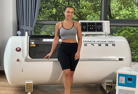 Hyperbarická ležatá komora HP1501-75 1.5–1.6 ATA | HBOT kyslíková terapia | 93 % O₂