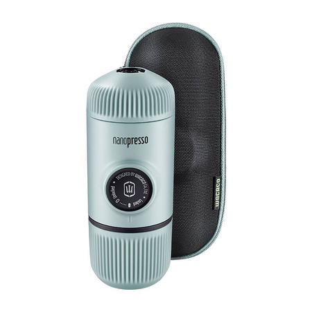 Преносима кафемашина WACACO Nanopresso Arctic Blue + калъф