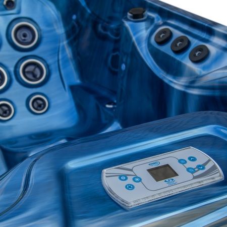 Garden Jacuzzi SPA566 200x200 cm - luksuzna spa kad z masažno kadjo za vrt in teraso