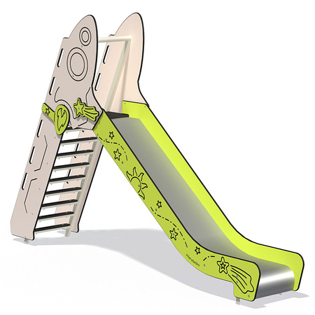 Rocket Slide 1,2 m LK320-COSMOS - kosmoselusti lastele