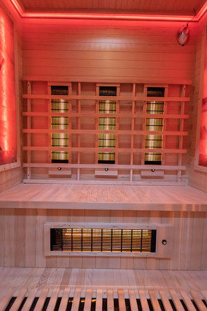 MO-RL3S infrapunasaun soolakiviga | Wellness | Relax | SPA | Modernne disain | Panoraamaklaasiga