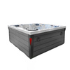 Outdoor Jacuzzi SPA340ECO Cappuccino 220x220 cm – an ecological SPA tub with a grey wood-like casing