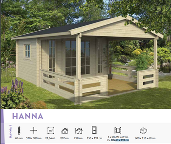 Къща/студио за градината/GARDEN HOUSE HANNA 1