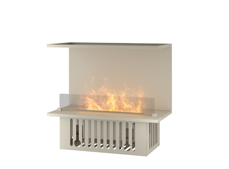 INVAPO C800 vgradni parni kamin za dnevno sobo