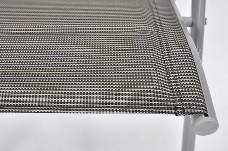 MODENA hopfällbar trädgårdsstol i aluminium - Silver