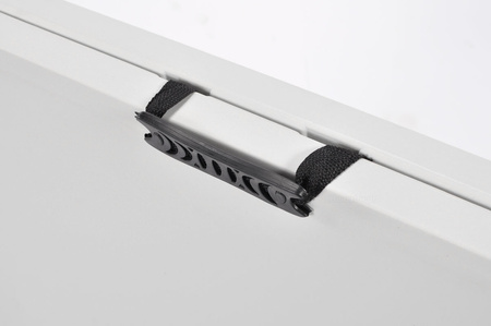 Saliekamais 240 cm garš ēdināšanas galds - balts