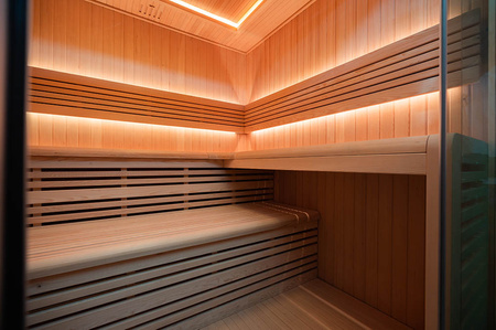 MO-SS2016H Sauna sucha z piecem HARVIA 8 kW | Wellness | Relax | SPA | Naturalne Drewno | Domowe SPA