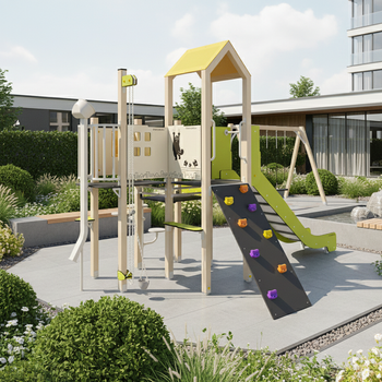 Kinderspielplatz LK106 – sicheres und modernes Spielset