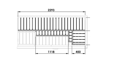 Kotisauna Bali L – Tilava sisäsauna neljälle hengelle sähkökiukaalla, täydellinen rentoutumiseen oman kodin mukavuudessa.