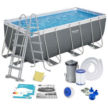 Bestway 56456N 11in1 dārza rāmja baseins 412 x 201 x 122cm