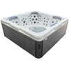 Havejacuzzi SPA205T Hvid Perle Kaffeindfatning 230x230 cm – elegance og afslapning i dit eget hjemme-SPA