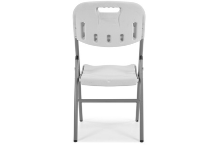 Chaise de restauration pliante - blanche