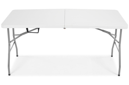 Sammenleggbart serveringsbord, lengde 240 cm - hvit