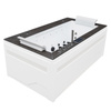 Domača kopalna kad Boston 926 Black | Ash 180x100 cm 46 curkov | Jacuzzi