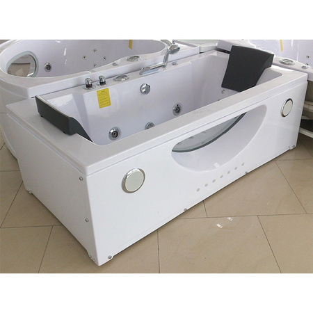 Wanna z Hydromasażem Levante 659 Biała 180x90 cm – Nowoczesna Wanna SPA do Łazienki