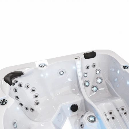 LX outdoor hot tub with jets & Bluetooth – luxury whirlpool spa with massage pumps