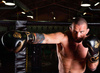 Gants de boxe en cuir naturel B-2v13