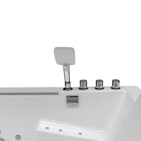 KARI 942 Wit Hydromassagebad 180x120 cm – Modern SPA-bad voor de badkamer