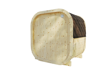 Āra sauna Eke 130 3-4 personām / tikai elektriskā apkure / augstas kvalitātes ziemeļu egles (priežu termālā koksne) | Wellness | Relaksācija | SPA | Wellness | Relaksācija | SPA | Ziemeļu stils | Termālā koksne