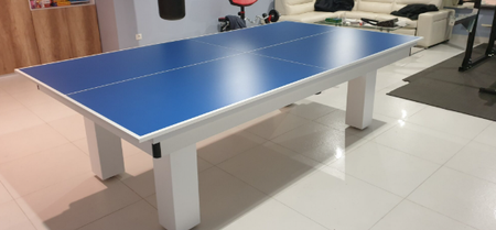 Hektor II Billiard Table – a solid 3-in-1 form: billiards, dining, and table tennis table