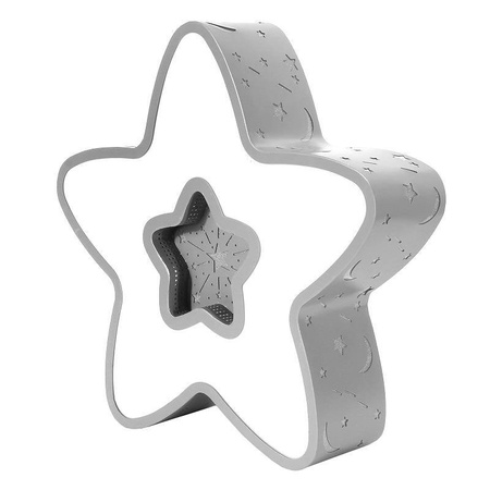 LED GRIESTU LAMPA PELĒKA ZVAIGZNE 28W + TĀLVADĪBAS PULTS