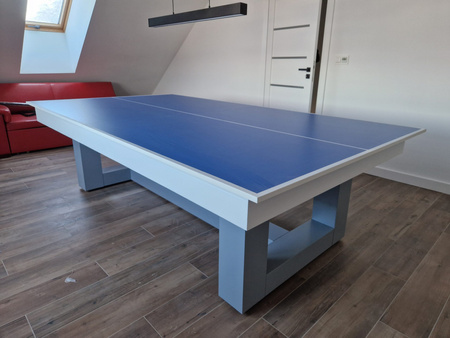 Biljarttafel Vision II – elegante combinatie van biljart, eettafel en tafeltennis