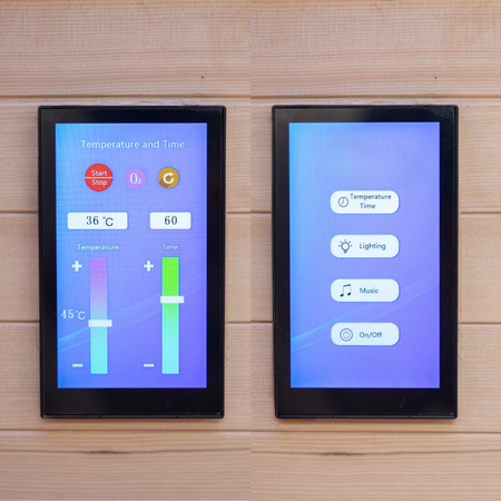 Кислородна инфрачервена сауна | Hemlock | IR терапия | суха сауна | интериор