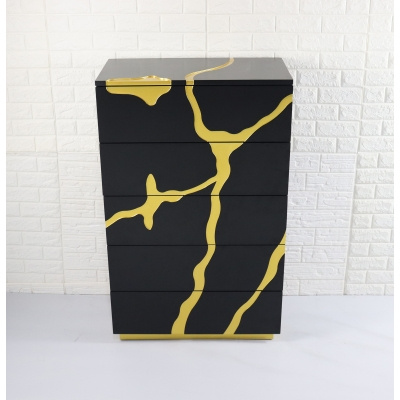 COSHH - MAGNEETTINEN MUSTA KAAVAUS - lakattu MDF-levy - 120 × 75 × 40 cm