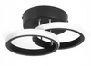Lampada da soffitto, rotonda, 18W, NERO - COLORE NEUTRO