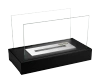 Free-standing bio fireplace Glow black structural matte